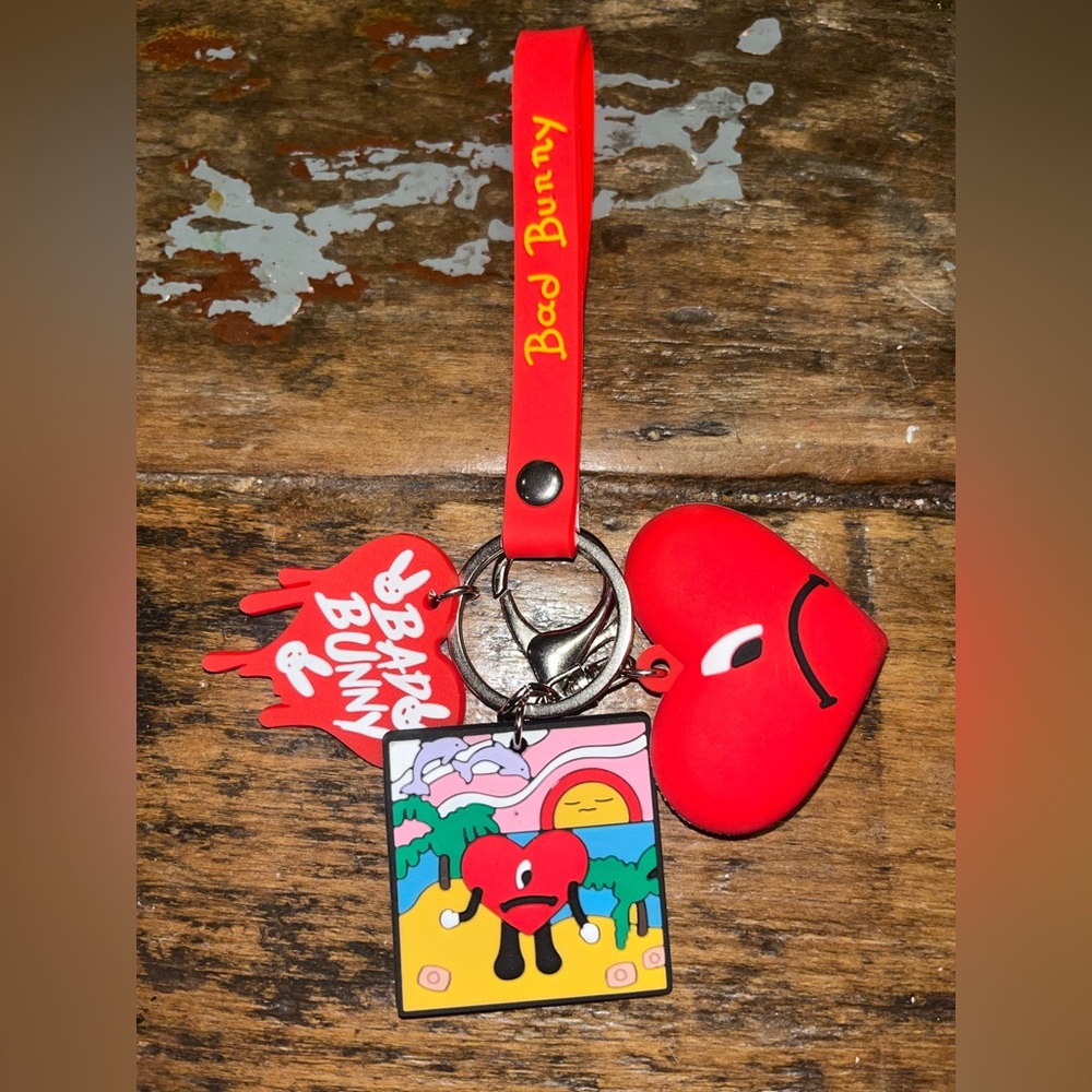 Bad Bunny keychain NWT